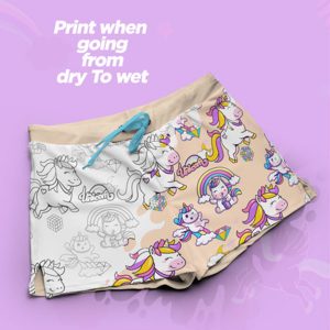 Mucky Monster Split T-Shirt - Girls White / Pink