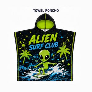 Alien Surf Club - Towel Poncho - Boys